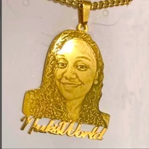 Stainless steel customizable photo and name!